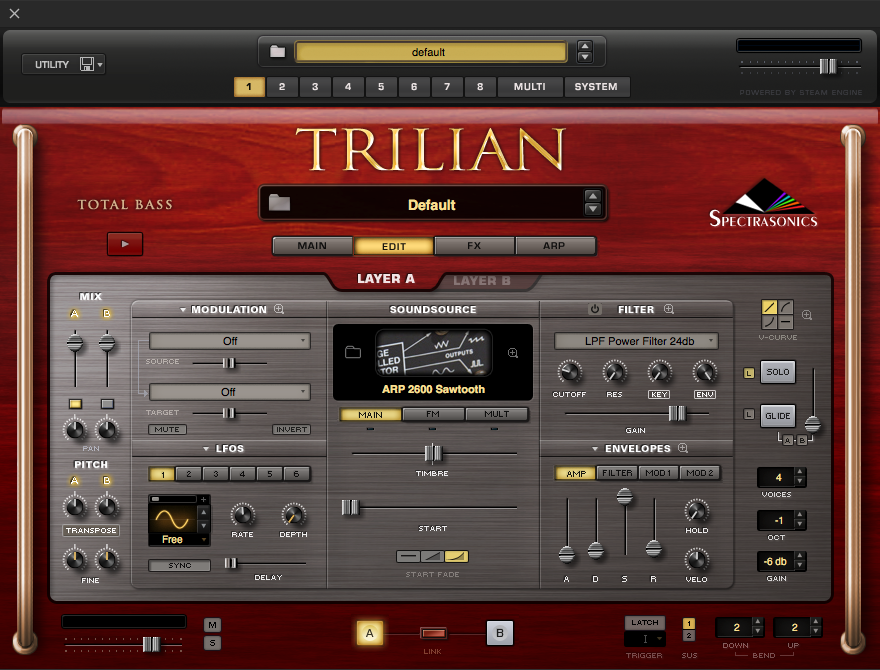 Spectrasonics / Trilian 【☆新品箱ボロ特価☆】 ｜ SMITHS Digital 