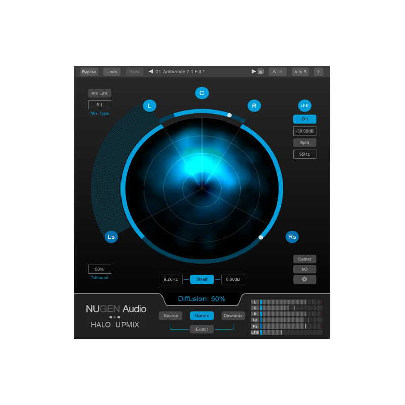 NUGEN Audio / Halo Upmix 【★様々なサラウンド・プロダクションで活躍するアップミックス・プラグイン！★】