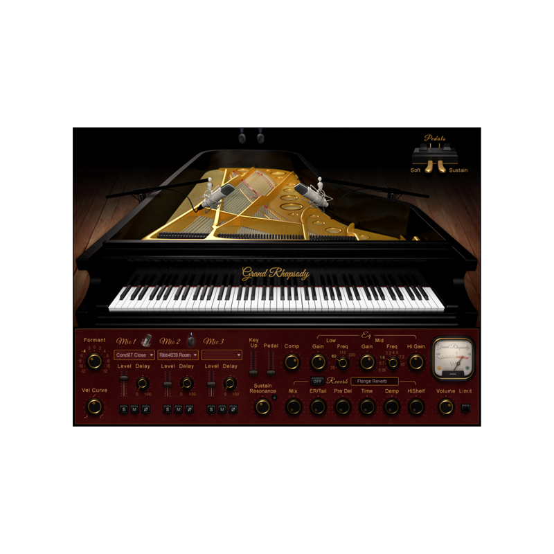 WAVES / Grand Rhapsody Piano【★アデル＂Hello＂でも使用されたFazioli F228をサンプリング!★】