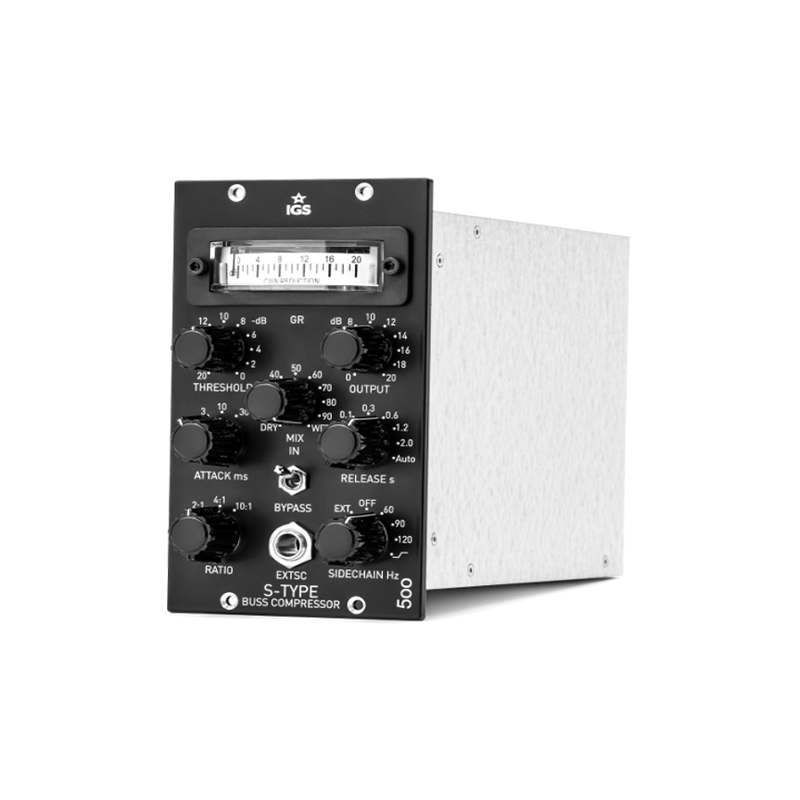 IGS Audio / S-Type 500 VU【★著名なバスコンプレッサーを踏襲した500シリーズフォーマットのステレオ・コンプレッサーモジュール！★】