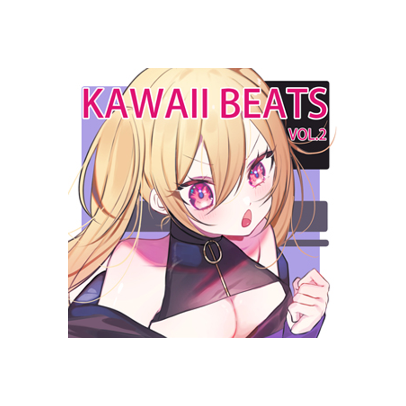 KAWAII FUTURE SAMPLES / KAWAII BEATS VOL.2【★TR-808や80年代ダンスミュージックに影響を受けたドラムビート・サンプル集！★】