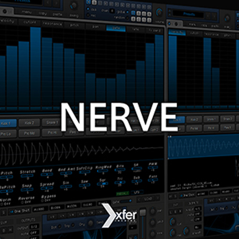 XFER RECORDS / NERVE【★パワフルにビートを操り、創り出す、ドラム特化型サンプラー！★】