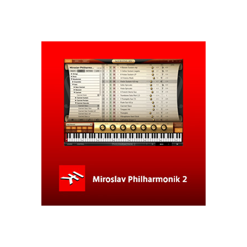 IK Multimedia / MIROSLAV PHILHARMONIK 2【★自由な音楽表現を可能にするオーケストラ・サウンド・コレクション！★】