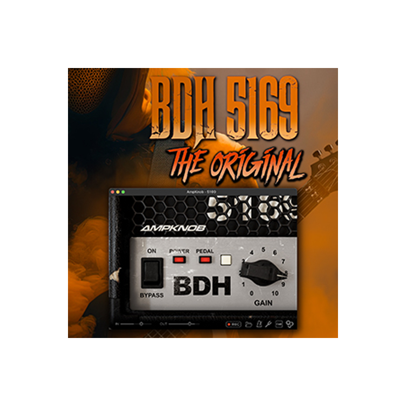BOGREN DIGITAL / AMPKNOB – BDH 5169【★かの「ブロック・レター」アンプをベースにした、ワンノブ・ギターアンプ！★】