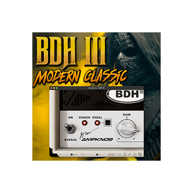 BOGREN DIGITAL / AMPKNOB – BDH III【★モダンクラシックなワンノブ・ギターアンプ・シミュレータ！★】