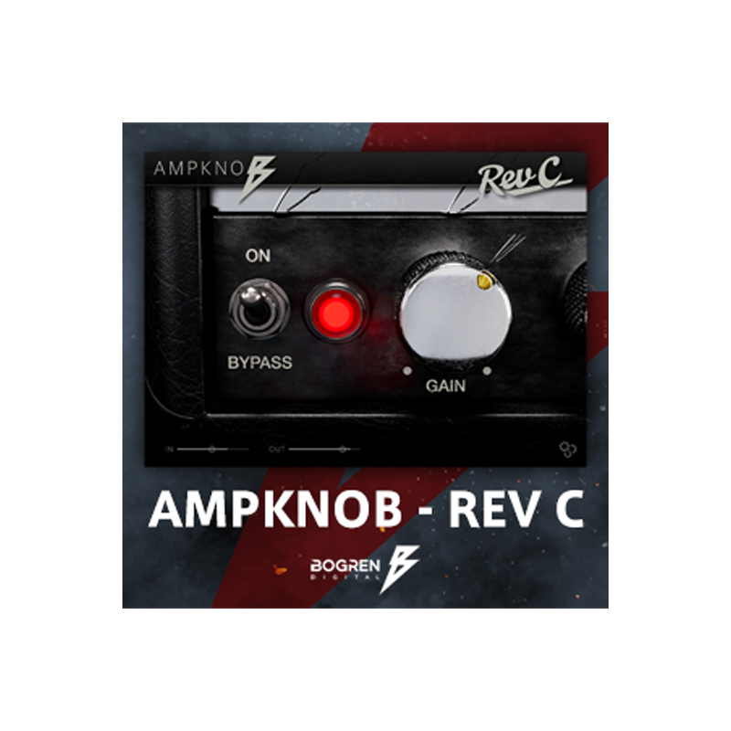 BOGREN DIGITAL / AMPKNOB – RevC【★ヘヴィなギタートーンを得られる、画期的なワンノブ・アンプシミュレータ！★】