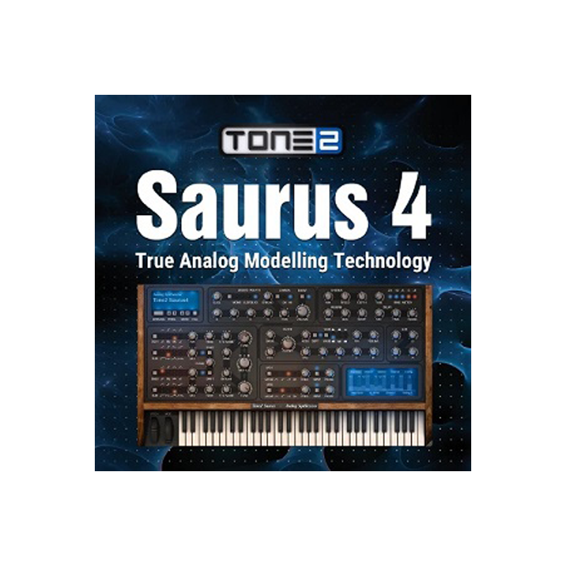 TONE2 / SAURUS 4【★アナログサウンド徹底追求したシンセサイザー音源！★】
