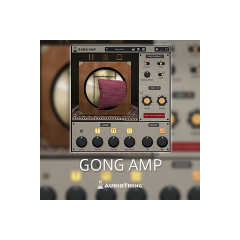 AUDIOTHING / GONG AMP【★初期エレクトロ音楽のサウンドが蘇る、ユニークなアンプ・プラグイン！★】