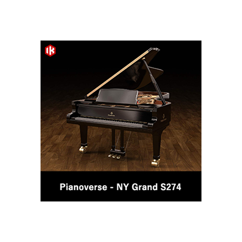 IK Multimedia / PIANOVERSE NY GRAND S274【★Steinway & Sons New York d-274 concert grand pianoをモデルにした、ピアノ音源！★】【★IK Multimedia Pianoverse プロモ！~2024年05月22日17:59まで！！★】