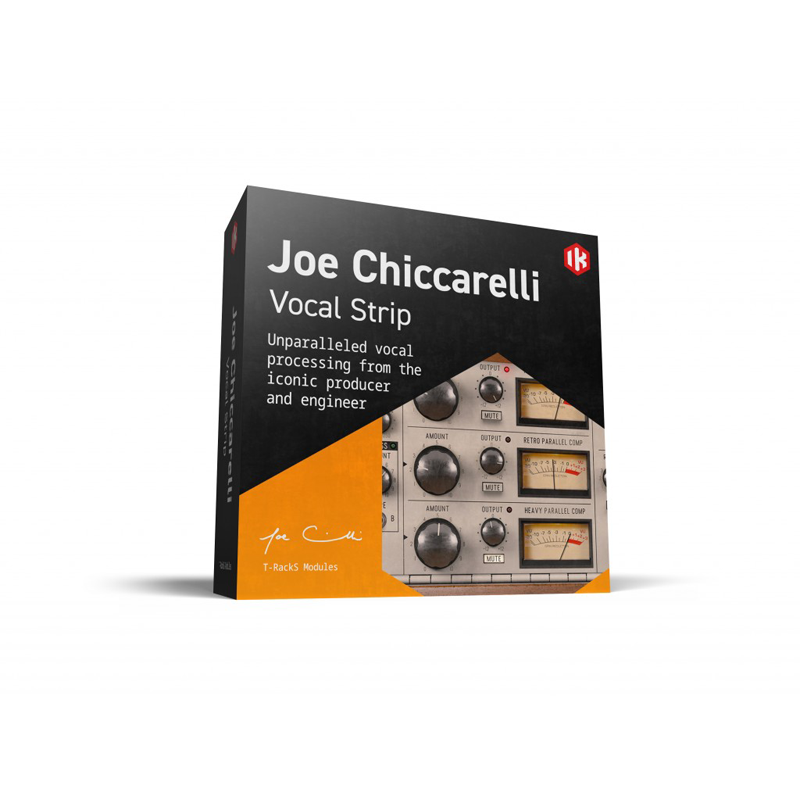 IK Multimedia / T-RackS Joe Chiccarelli Vocal Strip【★プロデューサー&エンジニアのアイコン、ジョー・チッカレリが贈る、秘伝のボーカル・プロセッシング！★】