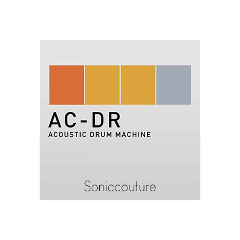 SONICCOUTURE / AC-DR ACOUSTIC DRUM MACHINE【★マシナイズ(機械化)された生ドラム、オールドスクール・スタイルのドラムマシン！★】