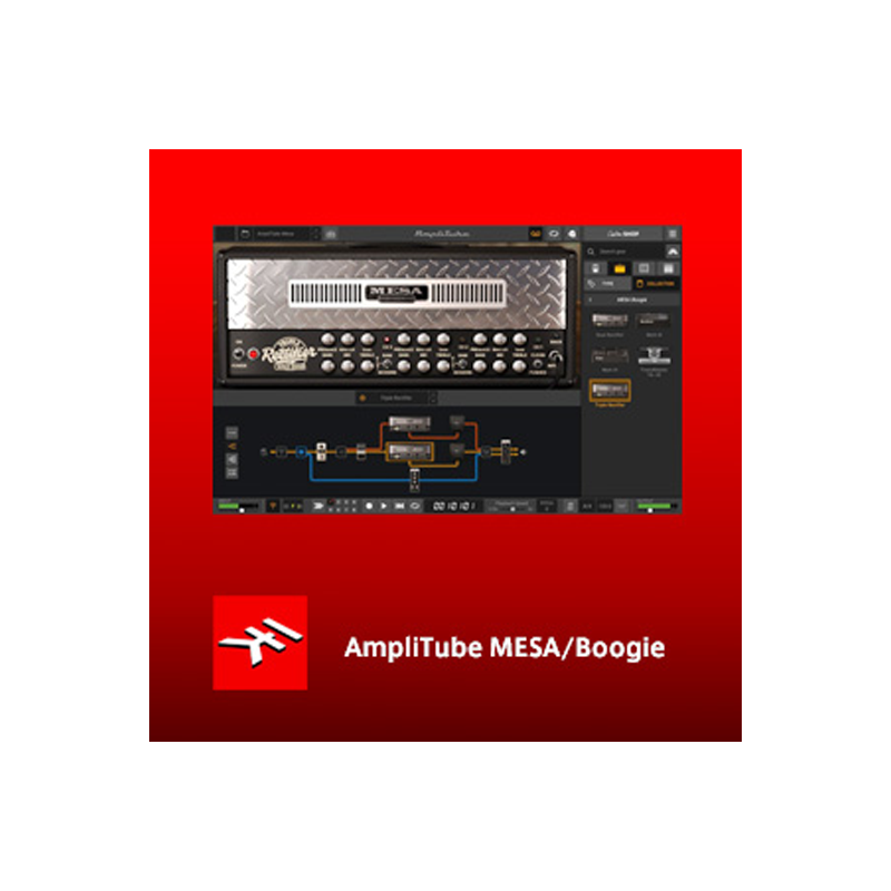 IK Multimedia / AMPLITUBE MESA／BOOGIE【★MESA/Boogieのモダン・ハイゲイン・サウンドをMac/PCでプレイしよう!！★】