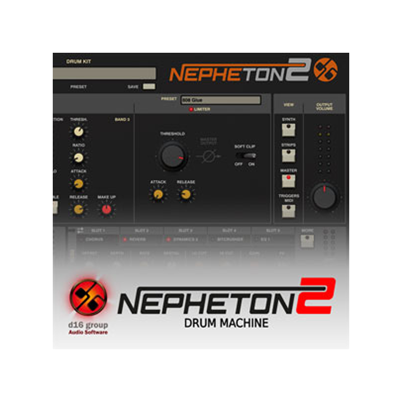 D16 Group / NEPHETON 2【★TR-808にインスピレーションを得て開発されたドラムマシン音源！★】