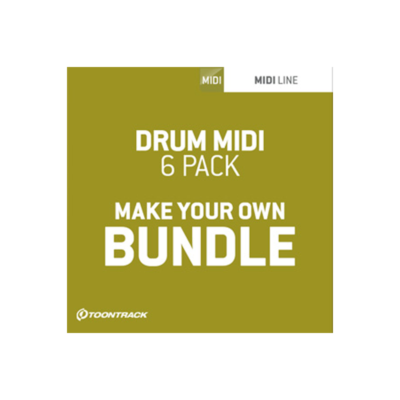 TOONTRACK / DRUM 6MIDI – 6 PACK BUNDLE【★お好きなDRUM MIDIを6つ選べるバンドルセット！★】