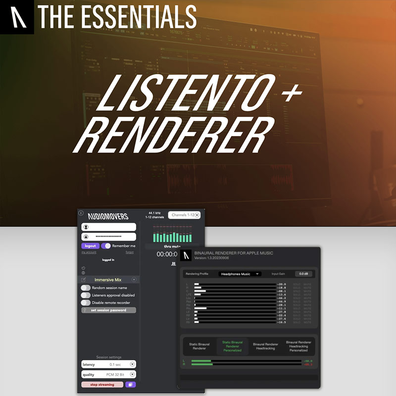 Audiomovers / LISTENTO + Renderer