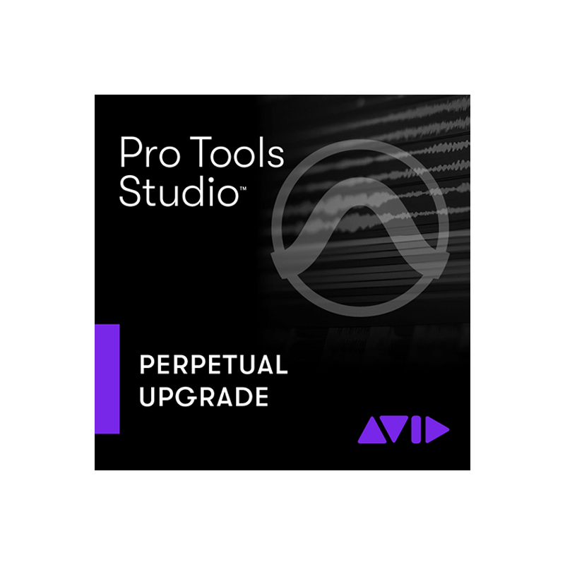 AVID Pro Tools Studio 永続ライセンス アップグレード版 (継続更新) ※パッケージ(メディアレス)版 9938-30003-00-HYB 返品種別B