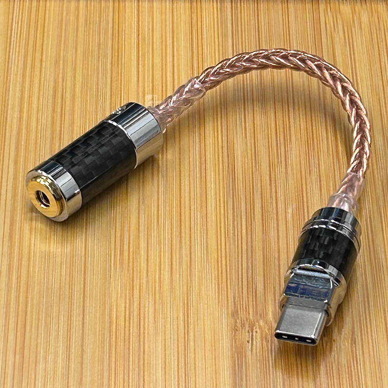 Rhapsodio / RSD DAC Dongle USB-C【★USB Type C を4.4mmまたは3.5mmのオーディオジャックに変換するDACケーブル！★】