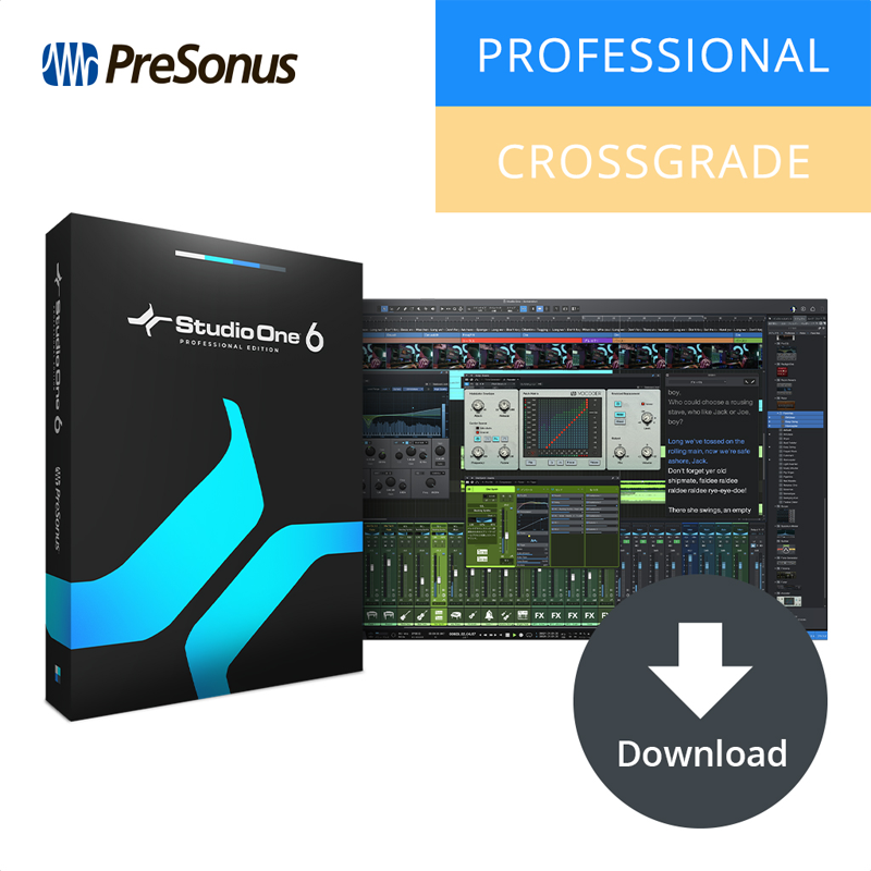 PreSonus / Studio One 6 Professional クロスグレード 日本語版