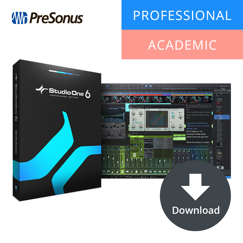PreSonus / Studio One 6 Professional アカデミック 日本語版