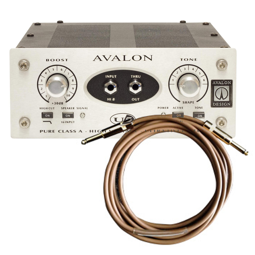 AVALON DESIGN / U5 =Mono Instrument & DI Preamplifier=【★「Mogami  2534」を特別カスタムメイドしたToneflake|wagnus. カスタムモデル Golden Age Of Life Guitar Cable 