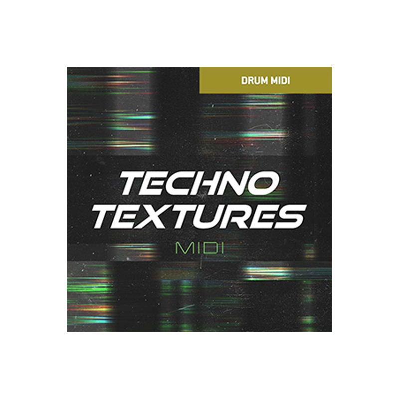 TOONTRACK / DRUM MIDI – TECHNO TEXTURES【★テクノ、ハウスなどにインスパイアされたドラムMIDIパック！★】