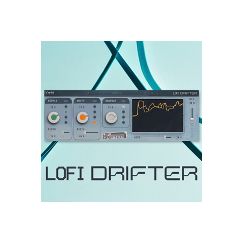 YUM AUDIO / LOFI – DRIFTER【★ローファイ音楽の音量変化を再現するマルチエフェクト！★】