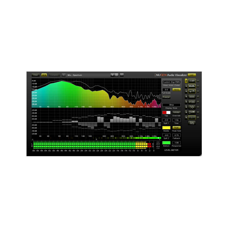 NUGEN Audio  / VISUALIZER 2【★直感的かつ柔軟な、音響解析ツール集！★】