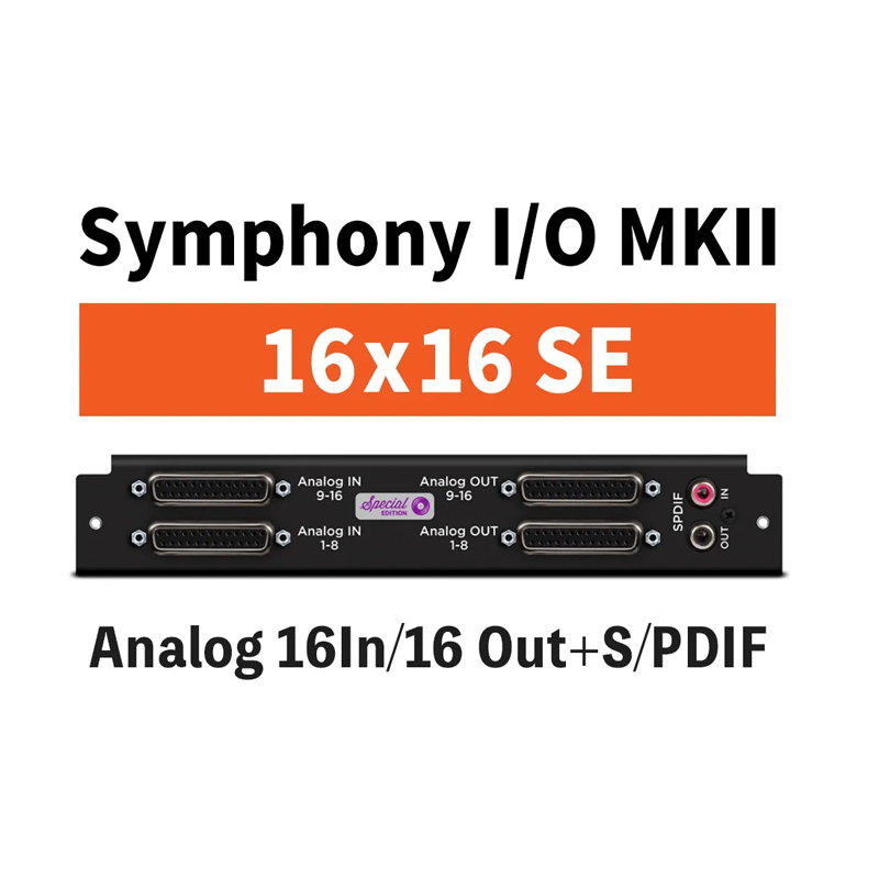 Apogee / 16 Analog In + 16 Analog Out Module (SYM2 Only) =Symphony I/O MKII用拡張モジュール(16×16 SE)=【★ボブクリアマウンテン来日記念プロモーション！~2024年5月24日まで！！】