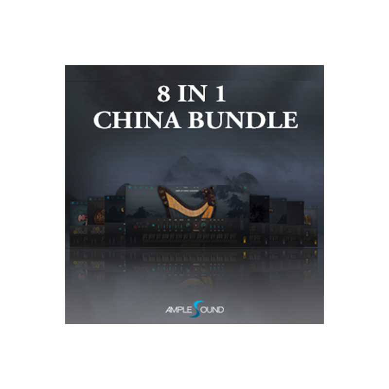 AMPLE SOUND / 8 IN 1 CHINA BUNDLE【★操作性に優れた中国楽器音源8in1バンドル！★】