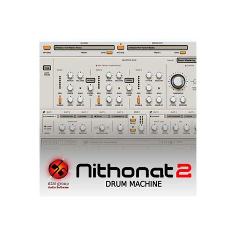 D16 Group / NITHONAT 2【★TR-606にインスピレーションを得て開発されたドラムマシン音源！★】