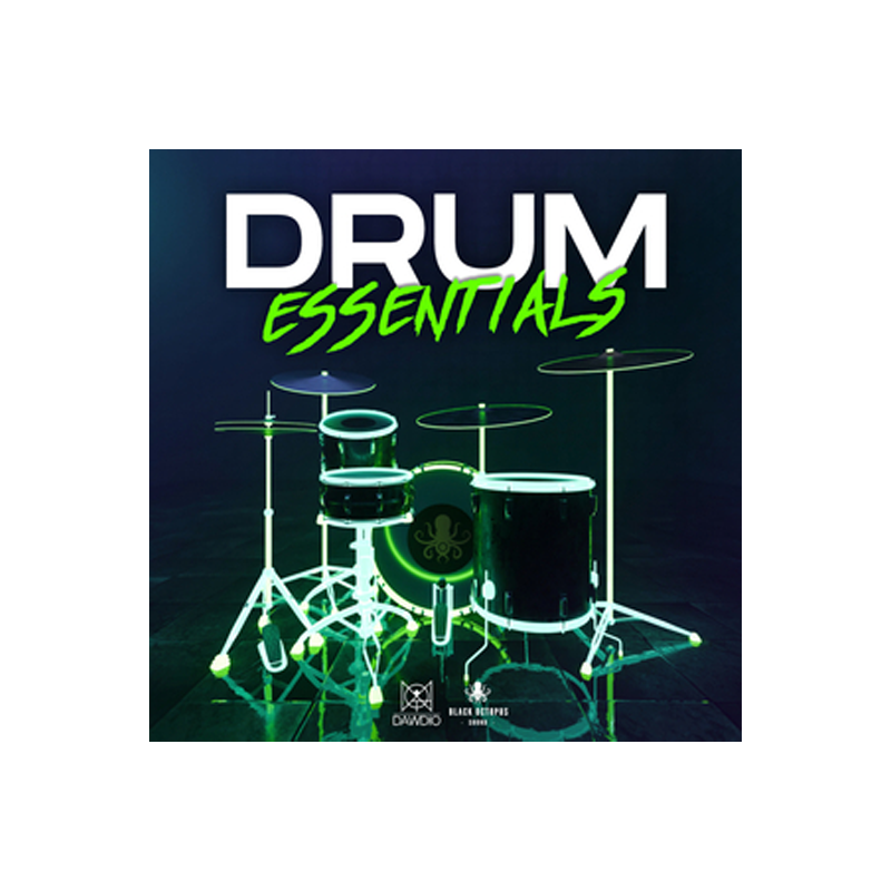 BLACK OCTOPUS / DAWDIO – DRUM ESSENTIALS【★ドラムンベースアーティストのV O EとSolomon Franceが手掛けた約1500のドラムサンプルを収録！★】