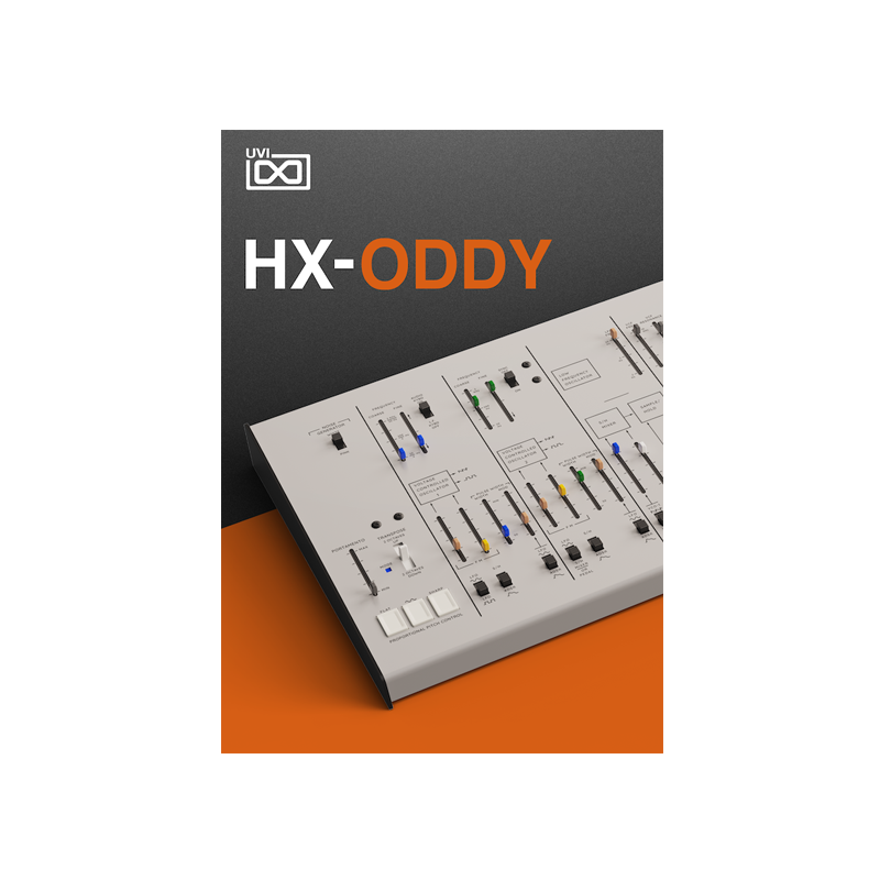 UVI / HX-ODDY【★伝説的なアナログシンセを 現代的な解釈で再創造！★】