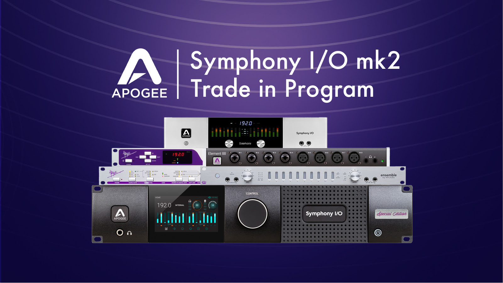 Apogee / Symphony I/O MKII Pro Tools HD Chassis with 16 Analog In + 16  Analog Out (SYM216X16SEPTHDPLUS ｜ SMITHS Digital Musical Instruments –  SMITHS Digital Musical Instruments