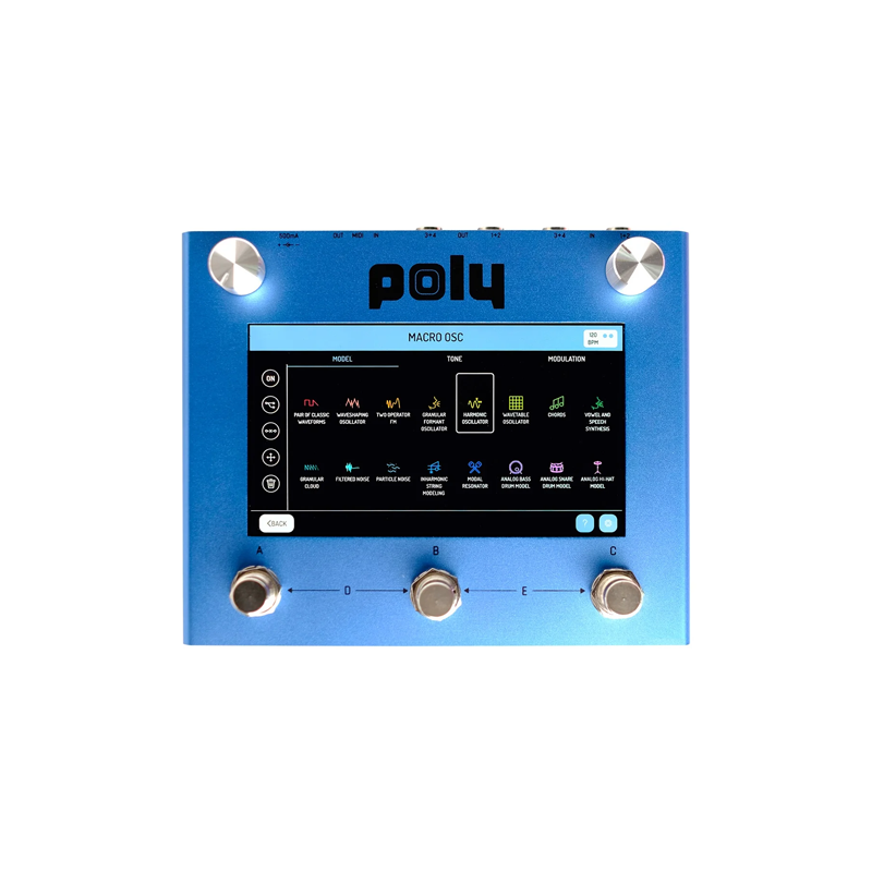 Poly Effects / Beebo =Virtual Modular Pedal=【★あらゆるエフェクトを網羅する バーチャル・モジュラー・ペダル！★】