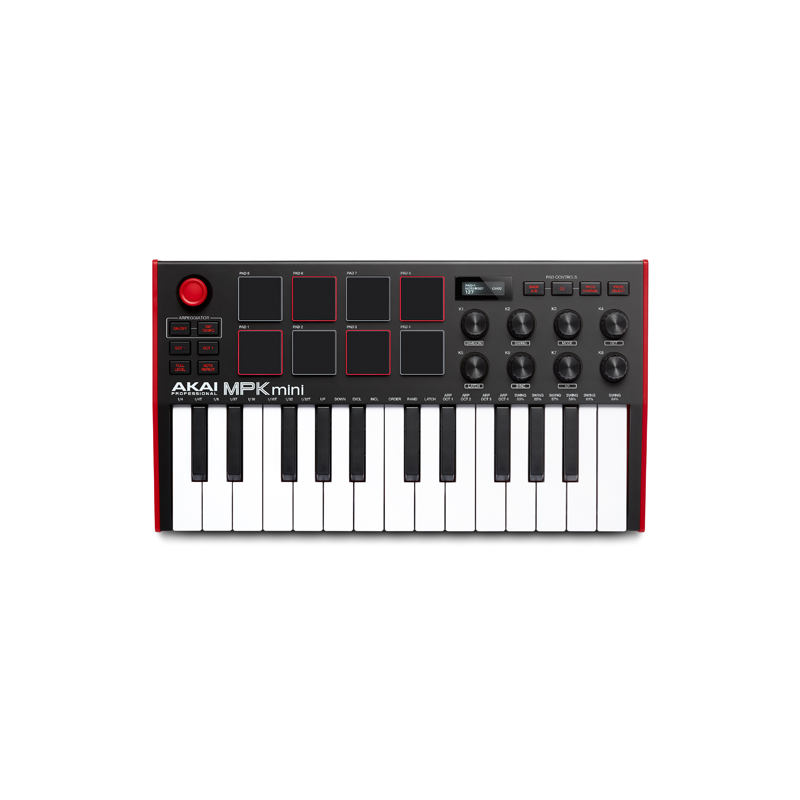 AKAI Professional / MPK mini MK3【★25鍵 USB MIDI キーボードコントローラー！★】【★店頭展示中！今なら即納可能です！！★】