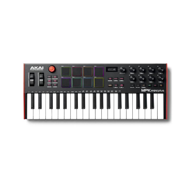 AKAI Professional / MPK mini plus【★豊富な接続端子を備えた37 鍵USB MIDI キーボード・コントローラー！★】【★店頭展示中！今なら即納可能です！！★】