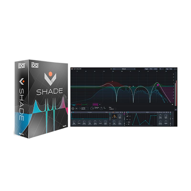 UVI / Shade【★35種類のシェイプと高度なモジュ レーション機能を装備したクリエイティブフィルターEQ！★】