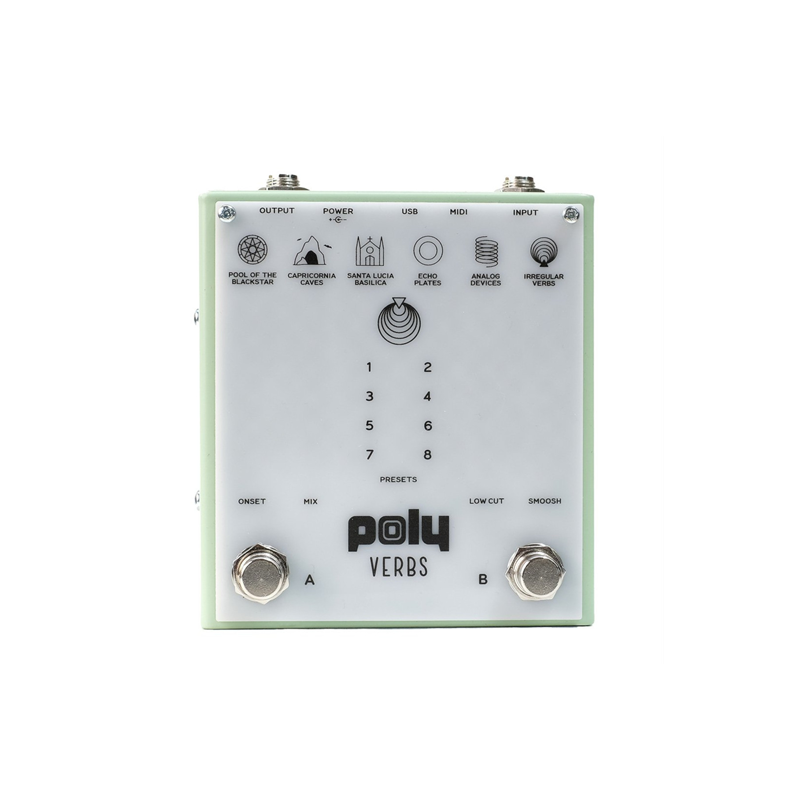 Poly Effects / Verbs =Convolution Reverb Pedal=【★現実空間をキャプチャーして 唯一のリバーブ・サウンドを作成！★】