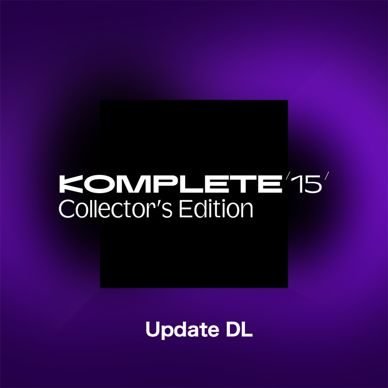 Native Instruments / Komplete 15 Collectors Edition Update【★2024年9月23日22:00~発売予定！PreSales(ご予約)受付中です！！★】 【★PreSales期間限定キャンペーン開催！日本国内でKomplete 15 Standard以上(新規/UPG/UPD含む)を購入された全ての方にiZotope Neutron 4 (4万円相当)をプレゼント！2024年9月23日21:59まで！★】