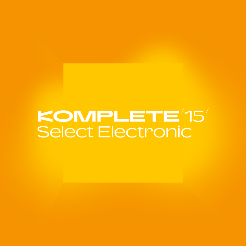 Native Instruments / Komplete 15 Select Electronic【★2024年9月23日22:00~発売予定！★】