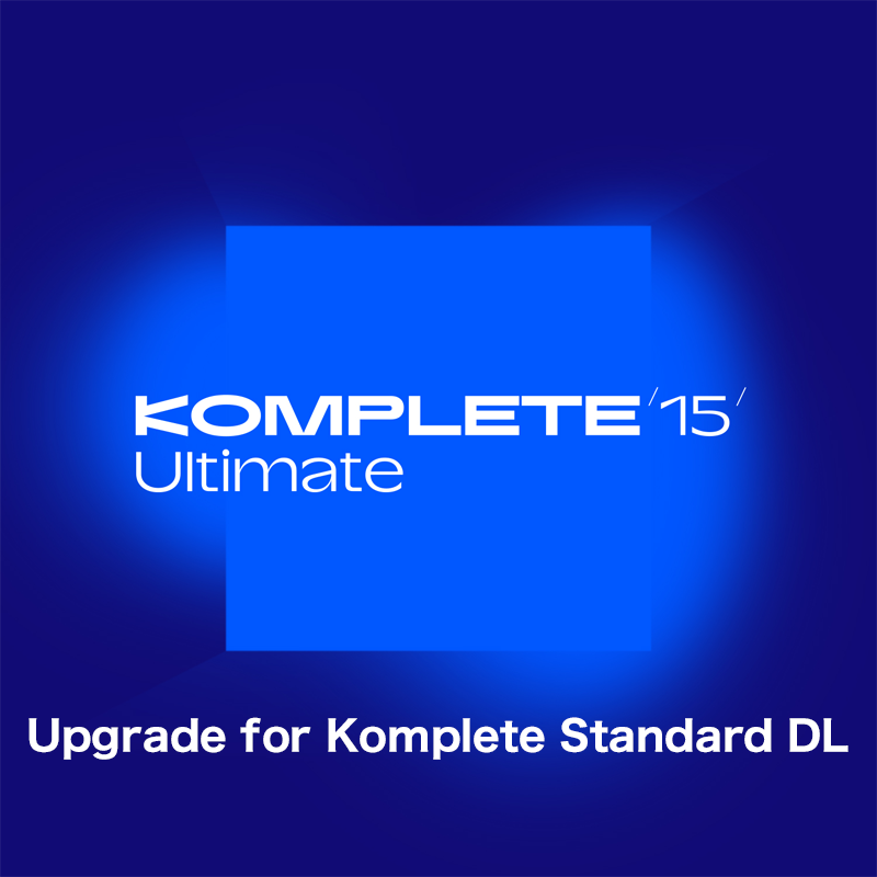 Native Instruments / Komplete 15 Ultimate Upgrade for Komplete Standard【★2024年9月23日22:00~発売予定！PreSales(ご予約)受付中です！！★】 【★PreSales期間限定キャンペーン開催！日本国内でKomplete 15 Standard以上(新規/UPG/UPD含む)を購入された全ての方にiZotope Neutron 4 (4万円相当)をプレゼント！2024年9月23日21:59まで！★】