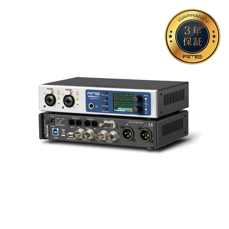 RME / MADIface XT II【★196入力 / 198出力 MADI × 3系統搭載 192 kHz対応 USB3.0オーディオ・インターフェイス！★】