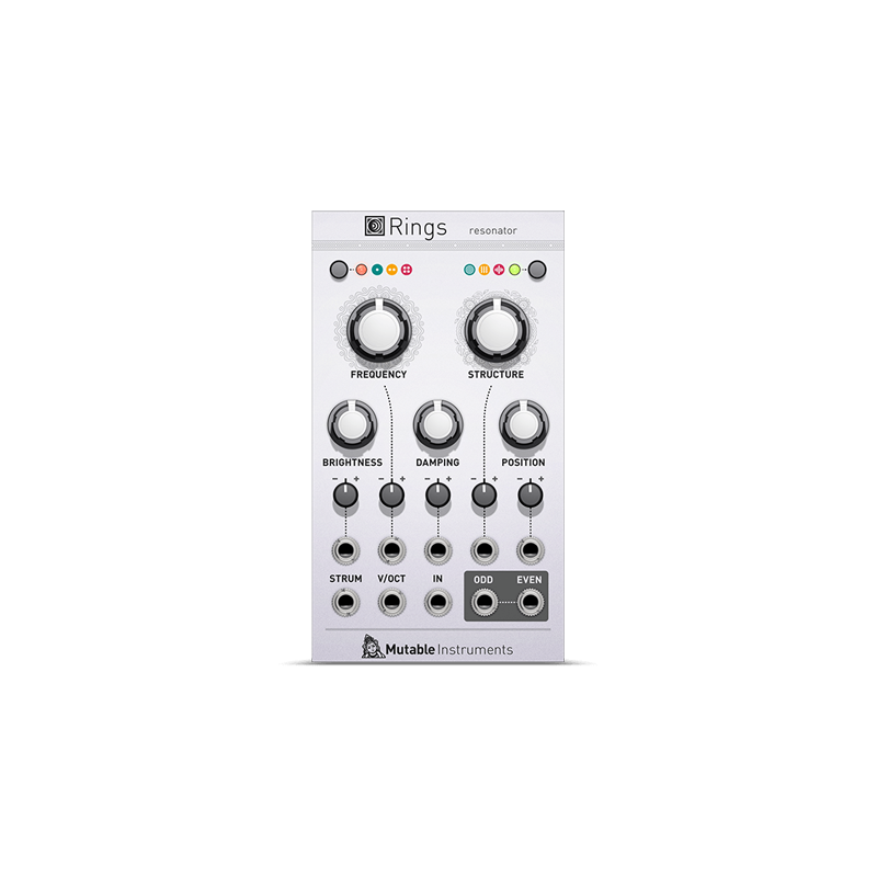 Softube / Mutable Instruments Rings【★高度な3種のレゾネーター・モデルを1つのモジュールに！★】【★Softube : 9月セール！2024年10月1日12:00まで！！】