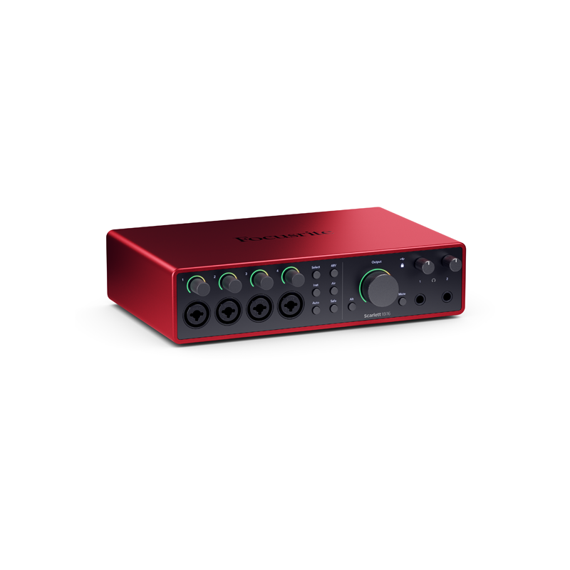 Focusrite / Scarlett 18i16 Gen4【★第4世代Scarlettマイクプリアンプ4基搭載、18入力16出力USBオーディオインターフェース！★】【★2024年11月初旬頃発売予定！ご予約受付中です！！★】