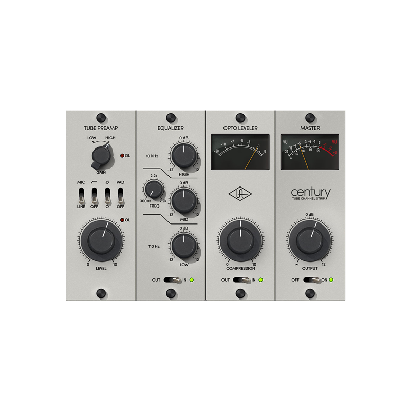 Universal Audio / Century Tube Channel Strip【★Universal Audio:新製品も含む、Octoberセールが開催です！期間:~2024年11月1日23:59まで！！★】