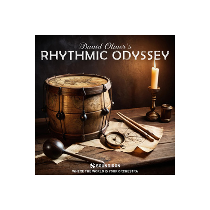 SOUNDIRON / DAVID OLIVER’S RHYTHMIC ODYSSEY【★世界各国から集められたエスニックなパーカッション音源！★】【★SOUNDIRON 新規2製品がリリース記念セールで最大33%OFF！ 期間:~2024年10月29日(火)まで！】