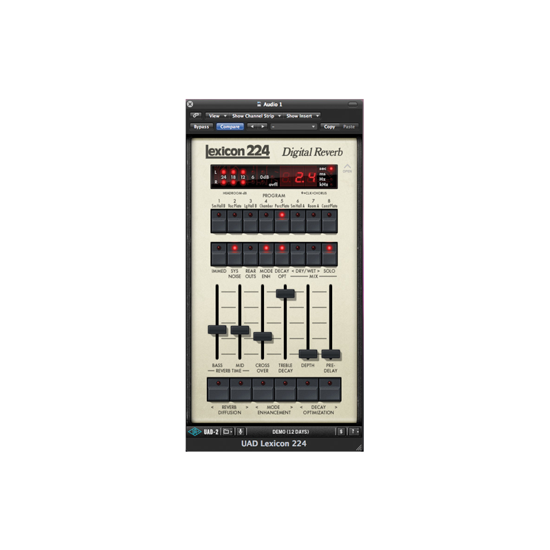 Universal Audio / Lexicon 224 Digital Reverb【★Universal Audio:新製品も含む、Octoberセールが開催です！期間:~2024年11月1日23:59まで！！★】