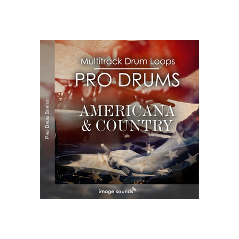 Image Sounds / PRO DRUMS AMERICANA & COUNTRY【★本格的なアメリカーナやカントリーミュージックが再現可能なアコースティックドラムのループを大容量で収録！★】