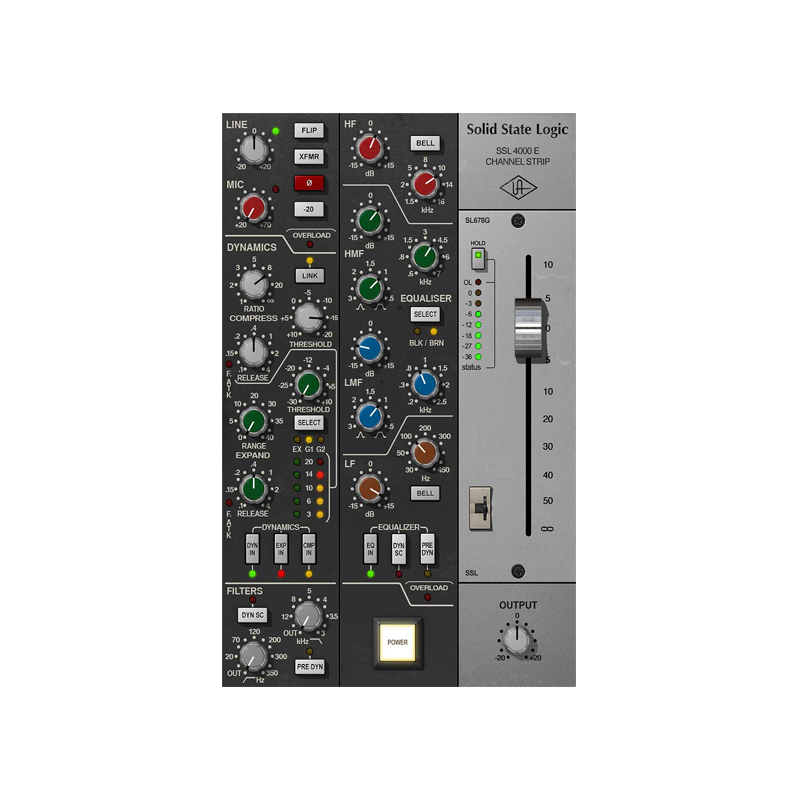 Universal Audio / SSL 4000 E Channel Strip【★Universal Audio:新製品も含む、Octoberセールが開催です！期間:~2024年11月1日23:59まで！！★】