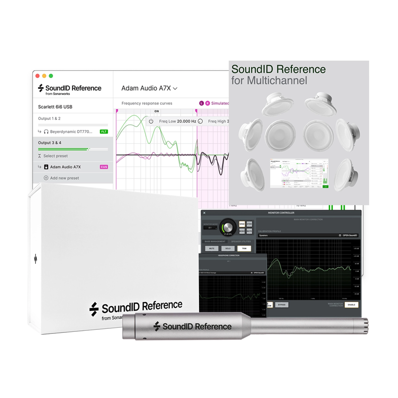 Sonarworks / Apollo Monitor Correction Add-on for bundling with SoundID Reference for Multichannel with Measurement Microphone